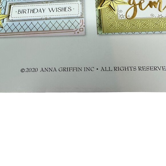 Anna Griffin Celestial Dies Zodiac Themed Embossing And Cutting Set 666303021229 - Picture 10 of 16